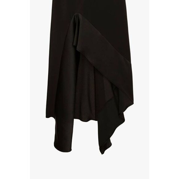 NWT Zara pure silk MULBERRY NARCISO RODRIGUEZ SLIP BLACK DRESS ZARA L - Picture 11 of 13